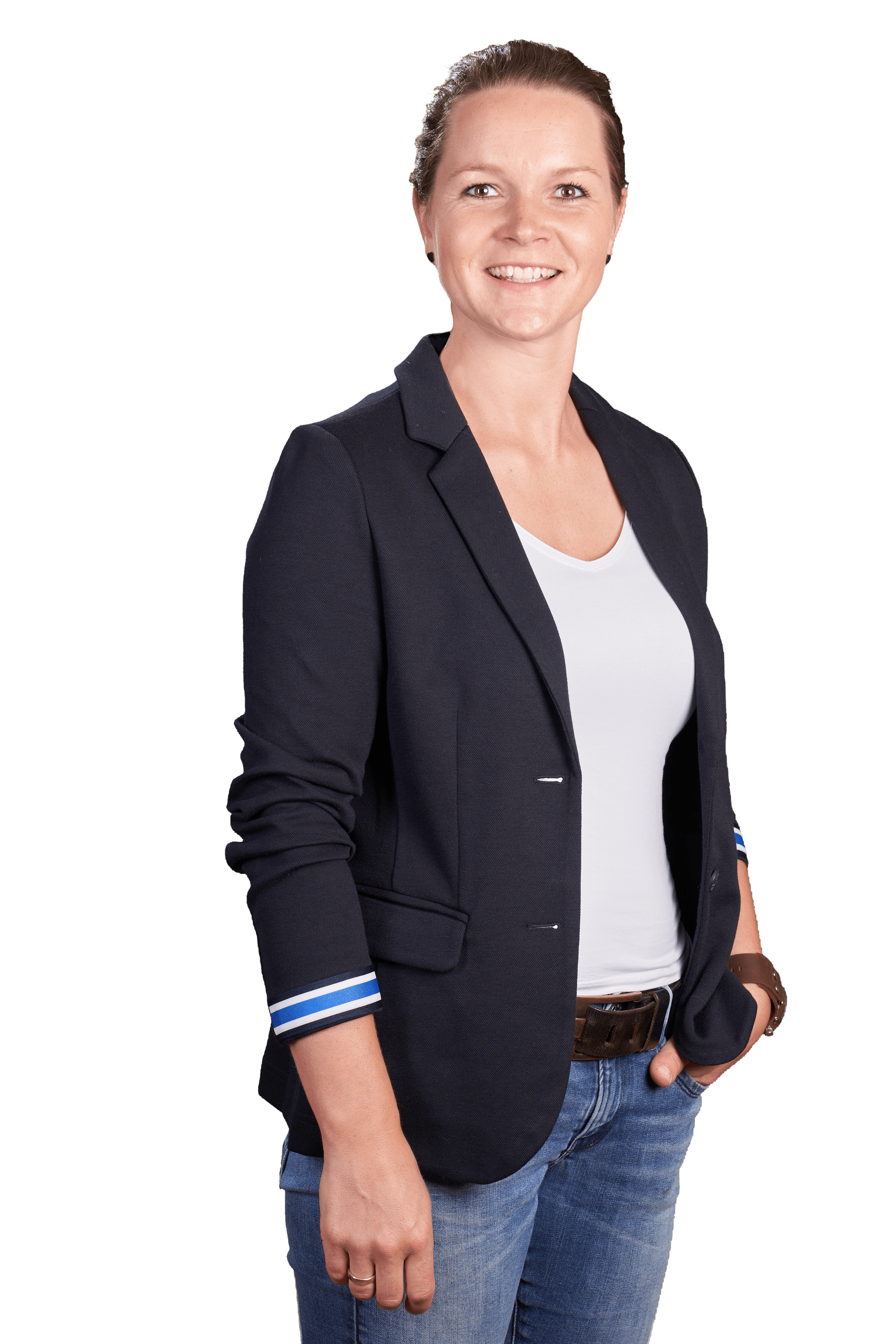 Andrea Fortmeier. Mitarbeiterin bei Gesing Tierzucht, einem Unternehmen für Jungsauenvermarktung und Weiterentwicklung deren Genetik.